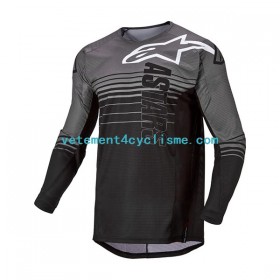 Homme Maillot VTT/Motocross Manches Longues 2022 Alpinestars TECHSTAR GRAPHITE N001